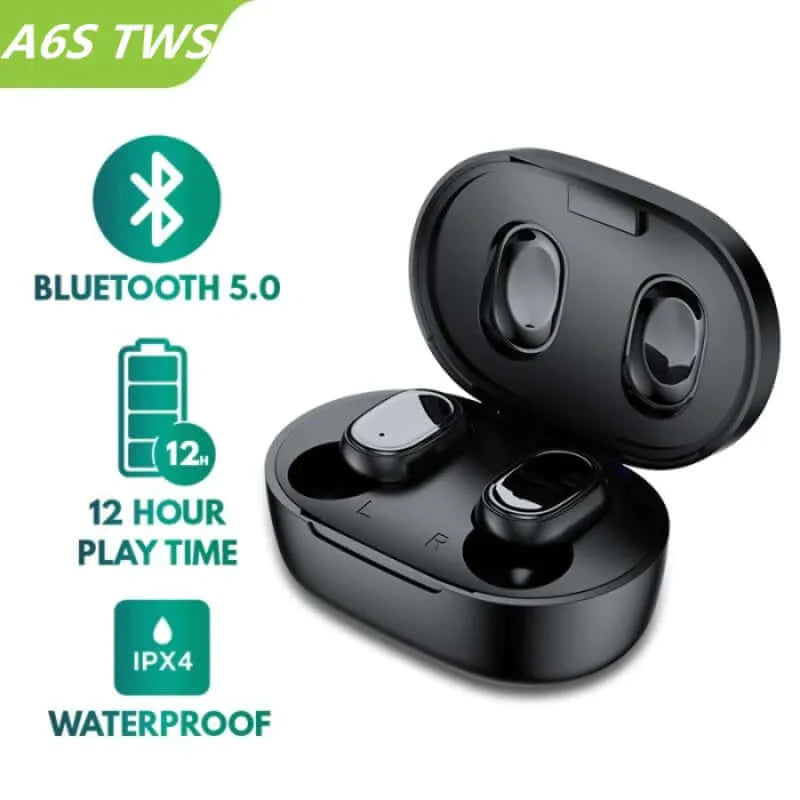 A6s wireless Ear phones Bluetooth