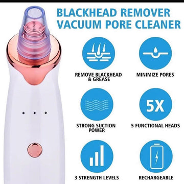 5 in 1 Multifunction Blackhead Removal and Cleansing rechargeable Machine