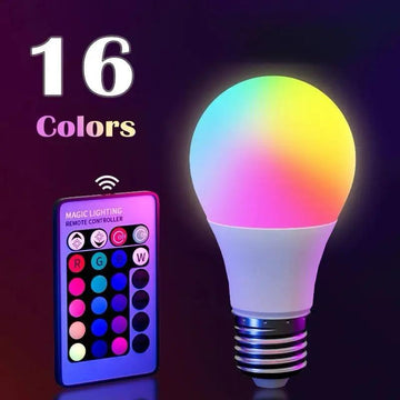 Multi-color bulb with remote